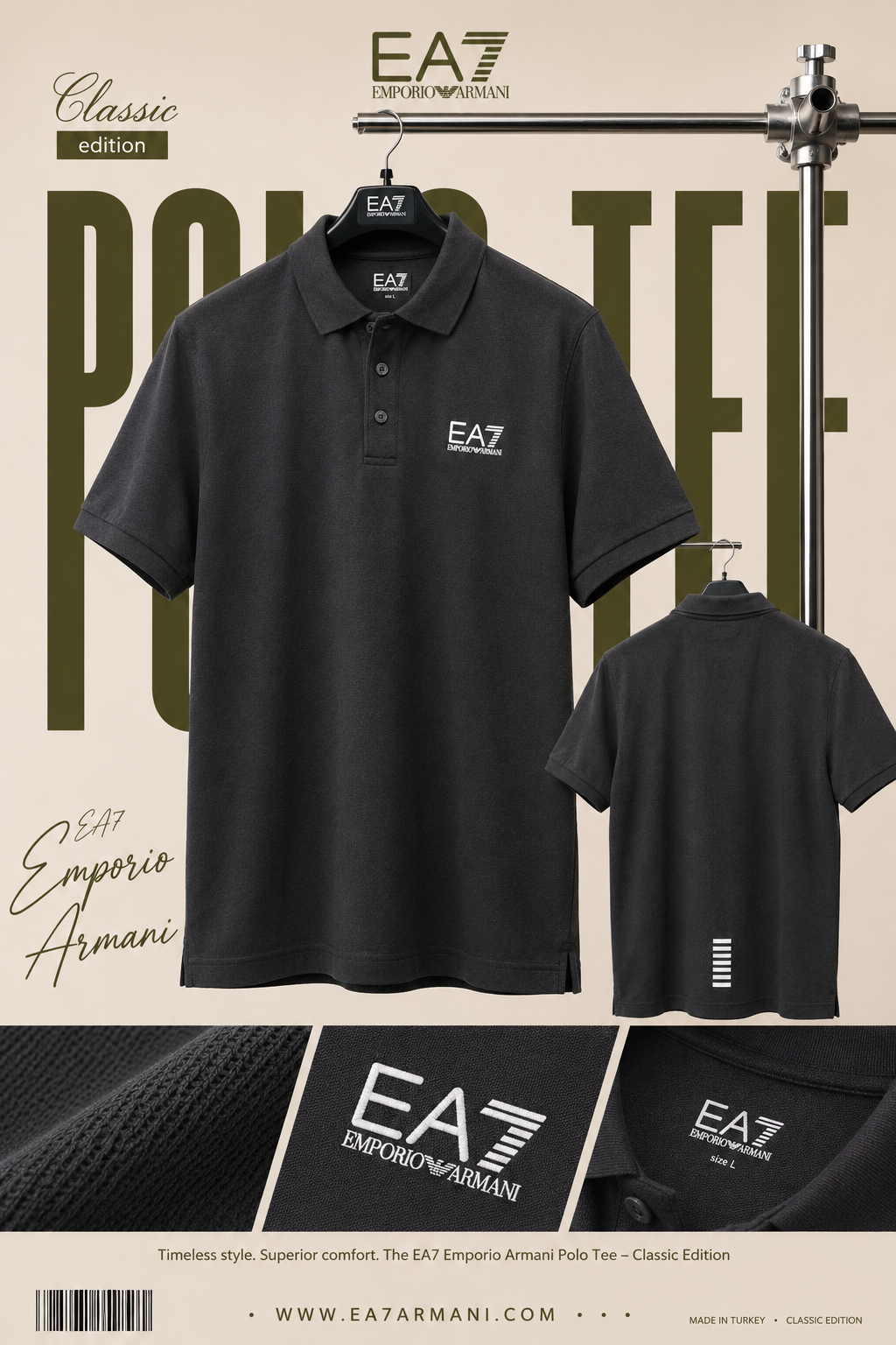 EA7 Emporio Armani Polo Tee – Classic Edition